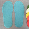 joe's toes natural crepe rubber soles color turquoise