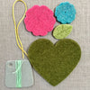Joe's Toes Valentines Hearts kit in dark green