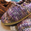 Sam DIY Knitted Slippers for Men - Using Own Yarn