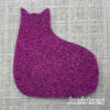 Joe's Toes wool felt cat purple