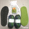 Joe's Toes knitted Crossover slipper kit with felt soles