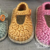 Mary Jane Crochet Baby Shoe Kit
