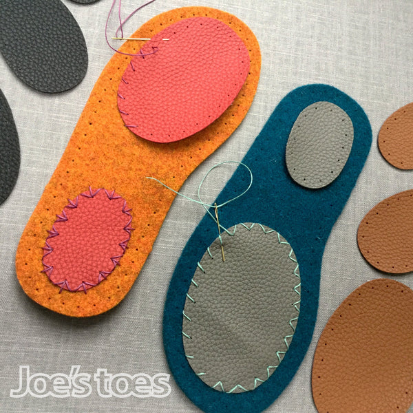Assorted Felt Shapes from Joe's Toes - 100 shapes