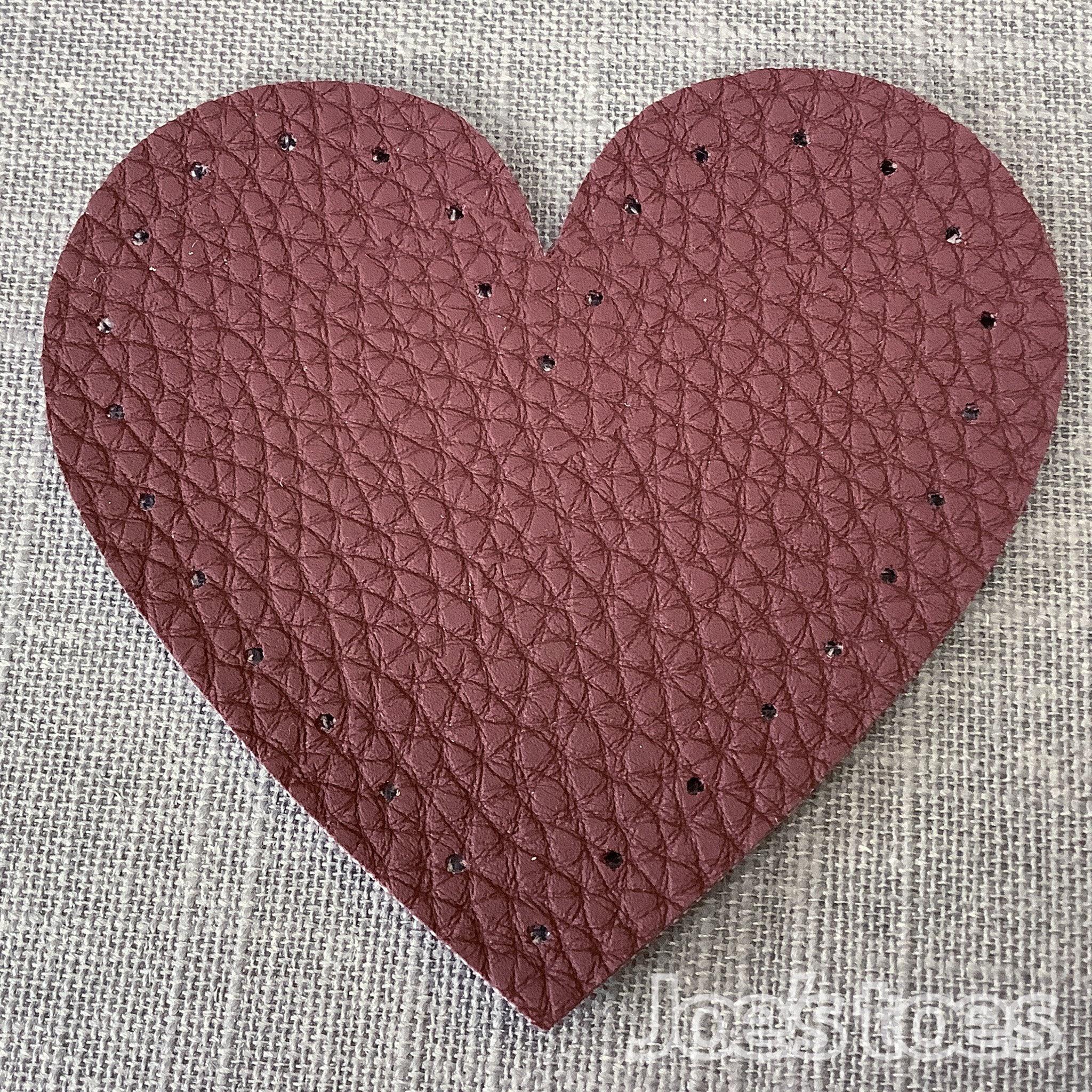 Kids Heart Shaped Crochet Jean Patches