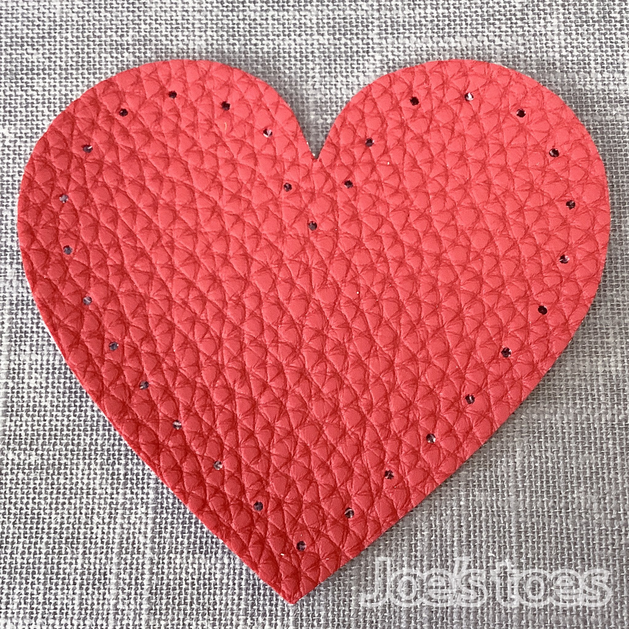 Jean Heart Knee Patches - Sewing Novice