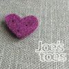 Joe's Toes Felt Mini Hearts - set of 10