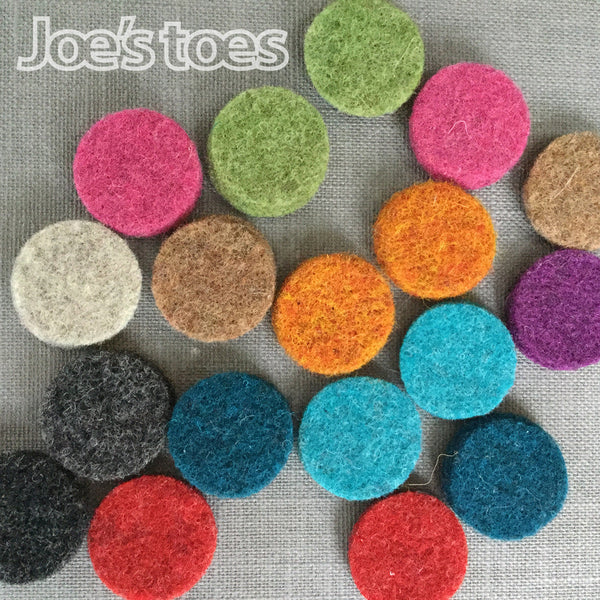 Assorted Felt Shapes from Joe's Toes - 100 shapes – Joe's Toes US