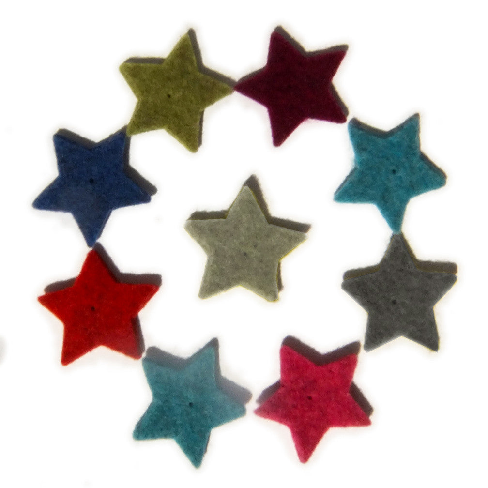 100% Wool Felt Stars  Handmade Felt & Felted Star Shapes