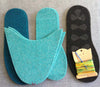 U.S. sizes Complete Slipper Kit - Turquoise & Teal - Joe's Toes  - 1