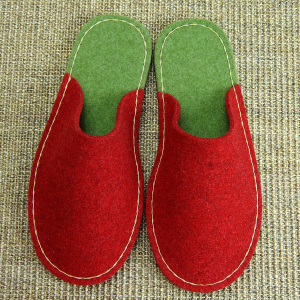 Festive Slipper in Wool Felt - Joe's Toes  - 1