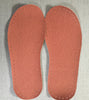 Joe's Toes slipper soles in wipe-clean vinyl in terracotta